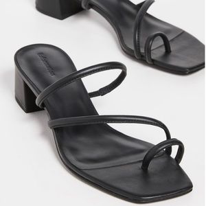 Reformation Meena Toe Ring Block Heel Sandal